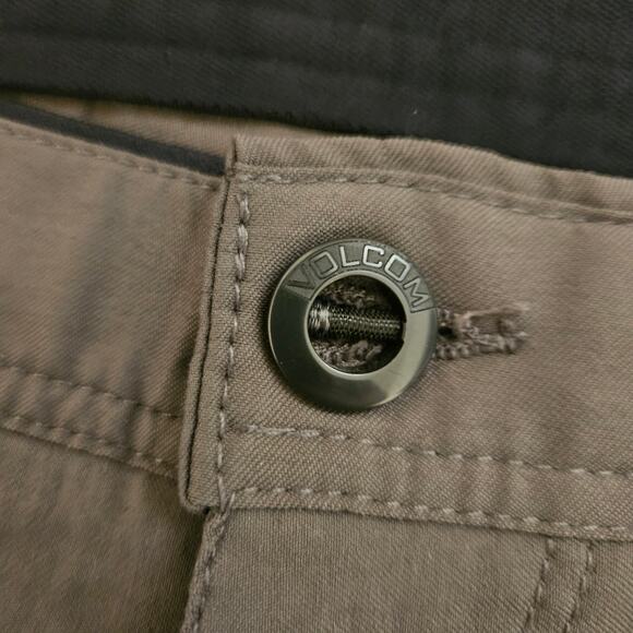 Volcom Mens Modern Fit Chino Stretch Pants Size 33 True To This Casual - Picture 4 of 8